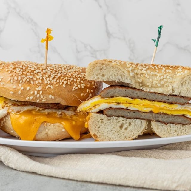 Hot Breakfast Sandwich.