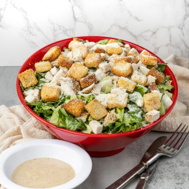 Chicken Caesar Salad.