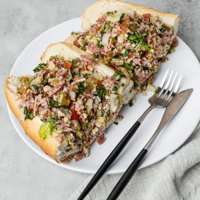 Italian Chopped Sub Wrap.
