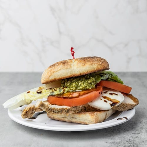 Chicken Caprese Sandwich.