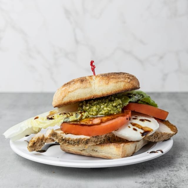 Chicken Caprese Sandwich.